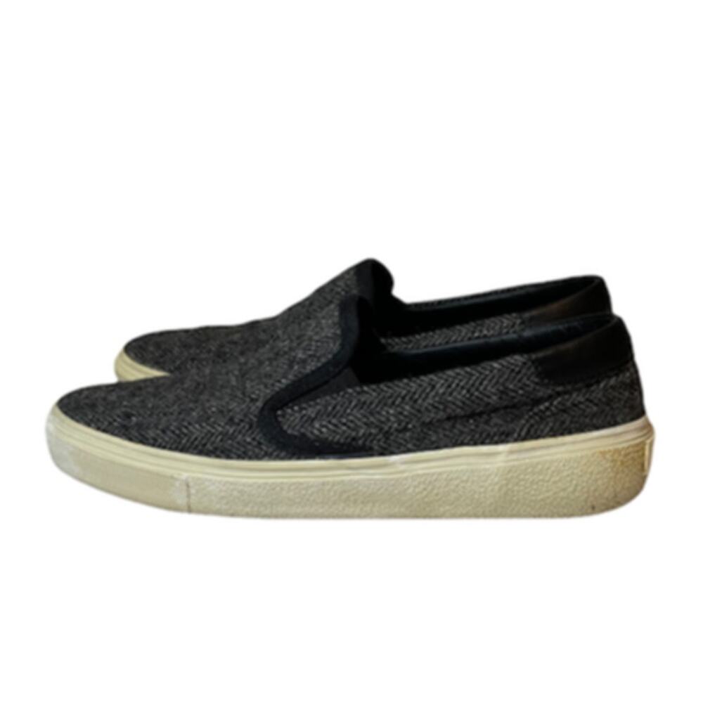 Yves Saint Laurent Black and Cream Sneakers